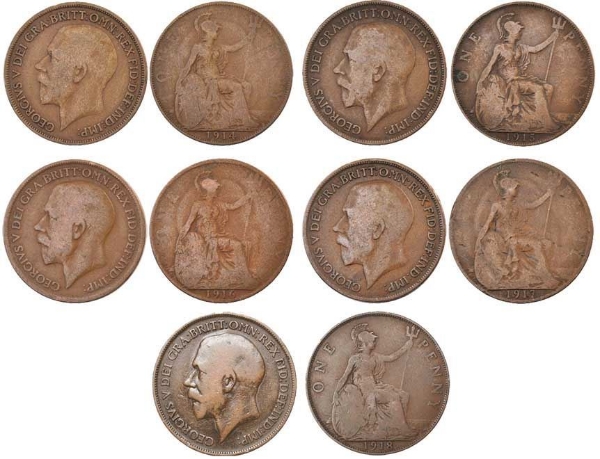 World War I_Penny_Set