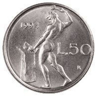 Picture of Italy, set of 5 Italian pre-Euro coins