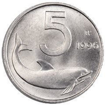 Picture of Italy, set of 5 Italian pre-Euro coins
