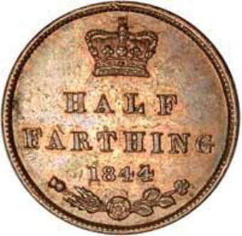 Victoria_Half_Farthing_1944_Unc_Rev