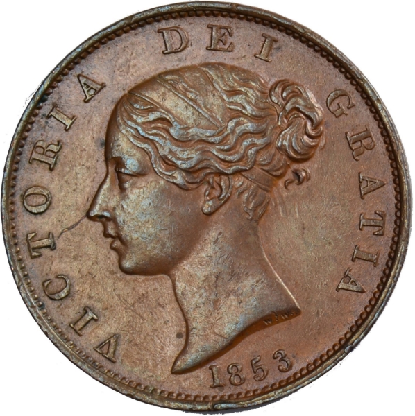  Victoria_Copper_Halfpenny_Very_Fine_Obv