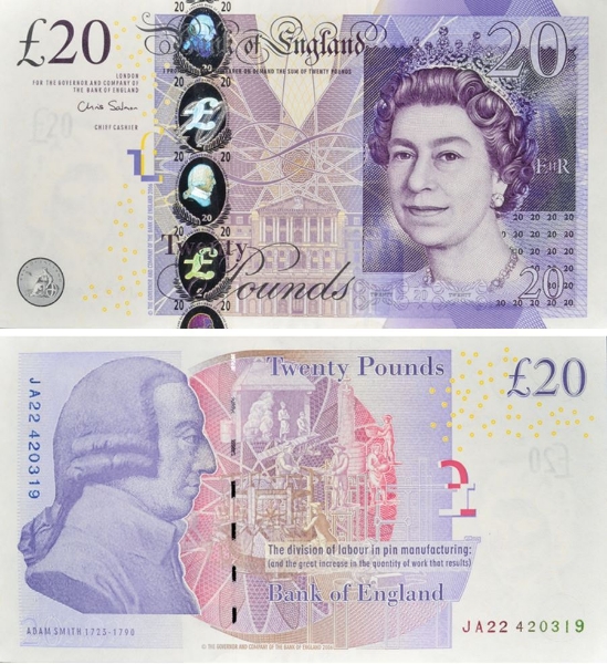 £20 B409 Unc