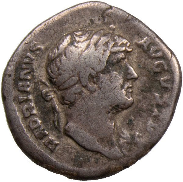 Picture of Hadrian. A.D. 117-138. Rome - A.D. 126. AR Denarius. COS III.