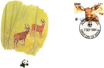 Picture of 7 Different WWF First Day Covers