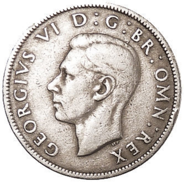 Picture of Complete George VI Cupronickel Florin Collection 1947-1951