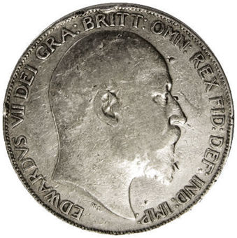 Picture of Edward VII, Type Set Farthing to Crown, VG+