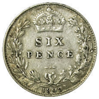 Picture of Edward VII, Type Set Farthing to Crown, VG+