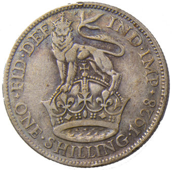 1928_Shilling (.500 Silver) Circulated_rev