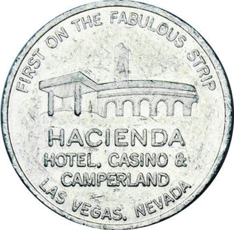 Picture of Hacienda Hotel & Casino (Las Vegas) Free Play Token