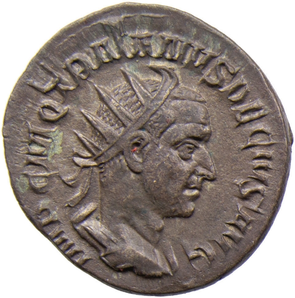 Trajan Decius. A.D. 249-251. Rome - A.D. 251. AR Ant. PANNONIA_obv