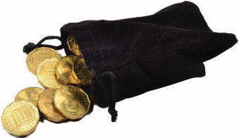 1967 Brass Threepence bag