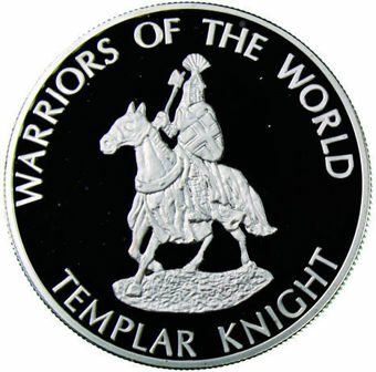 Picture of Congo, 10 Francs (Warriors of the World - Templar Knight) 2010 Proof