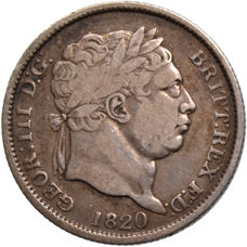 Picture of George III, Shilling (Bull Head) VG