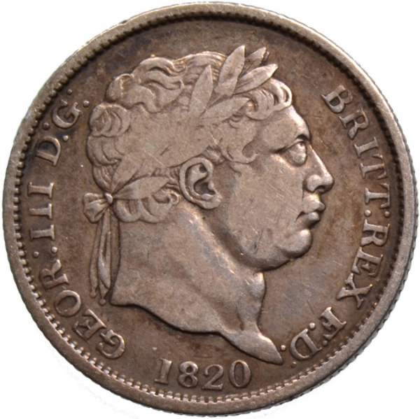 Picture of George III, Shilling (Bull Head) VG