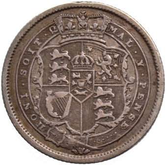 Picture of George III, Shilling (Bull Head) VG