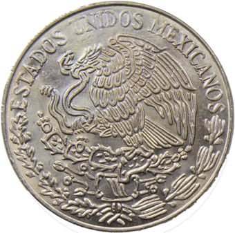 Picture of Mexico, 5 Pesos 1977 Unc