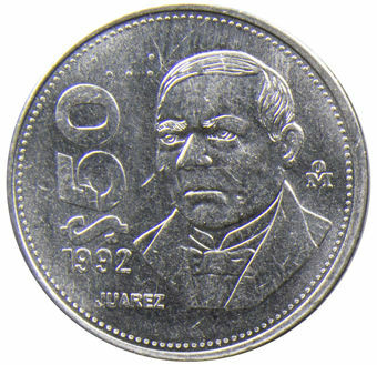Picture of Mexico, $50 1992 (Juarez) Unc