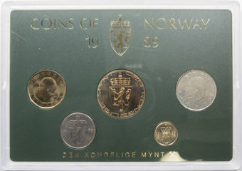 Picture of Norway, 1989 Five NOT Six Coin Mint Set