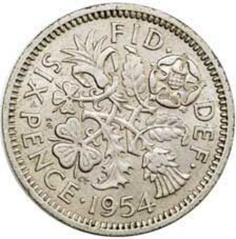 1954_Sixpence
