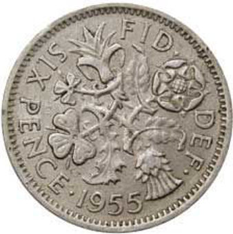 1955_Sixpence