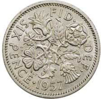 1957_Sixpence