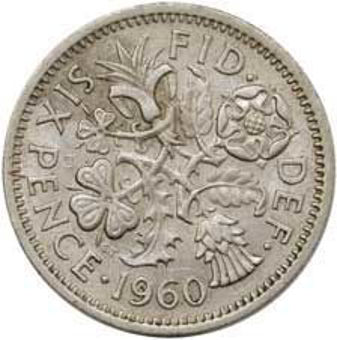 1960_Sixpence