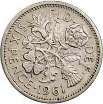 1961_Sixpence