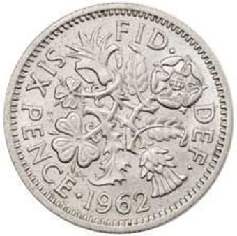 1962_Sixpence