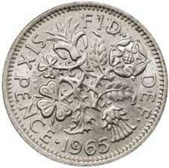 1965_Sixpence