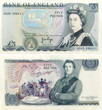 Picture of J B Page Pictorial £5 B336 EF