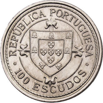 Portugal_100_Escudos_Gil Eanes_1987_Rev