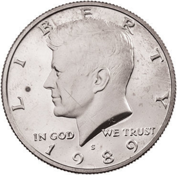 1989_Kennedy_Halfdollar_obv