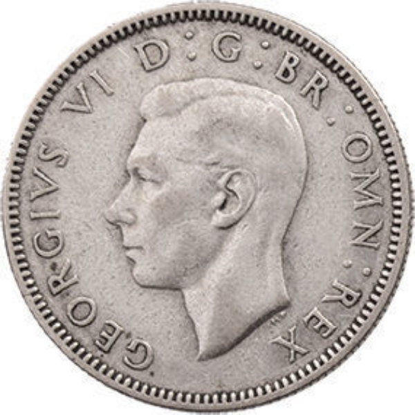 George_VI_English_Silver_Shilling_Obv