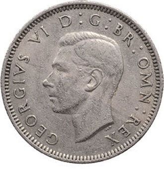 George_VI_English_Silver_Shilling_Obv