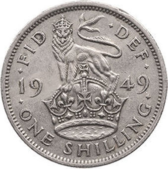 George_VI_English_Silver_Shilling_Rev
