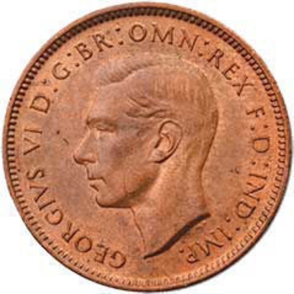 1944_Farthing_Obv
