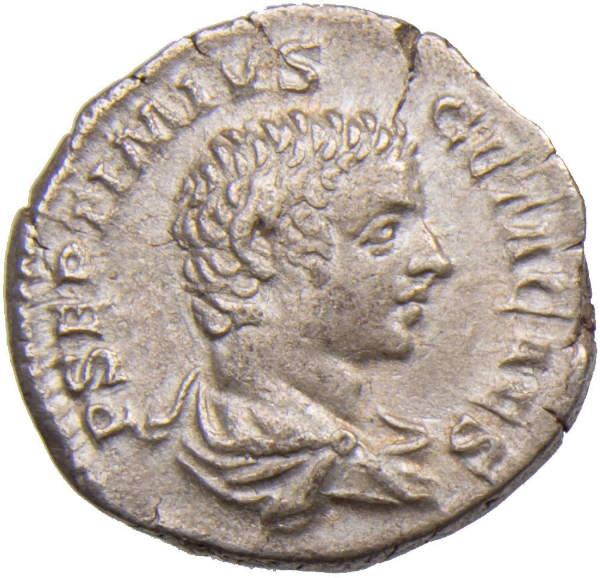 Geta as Caesar_A.D. 198-209. Rome - A.D. 206_AR Denarius. PROVID DEORVM_obv