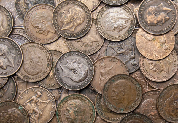 George V_25_Farthings_Fine_or_Better_25