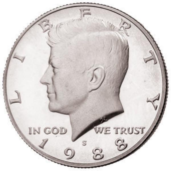 1988_kennedy_Half_Dollar_Proof_obv