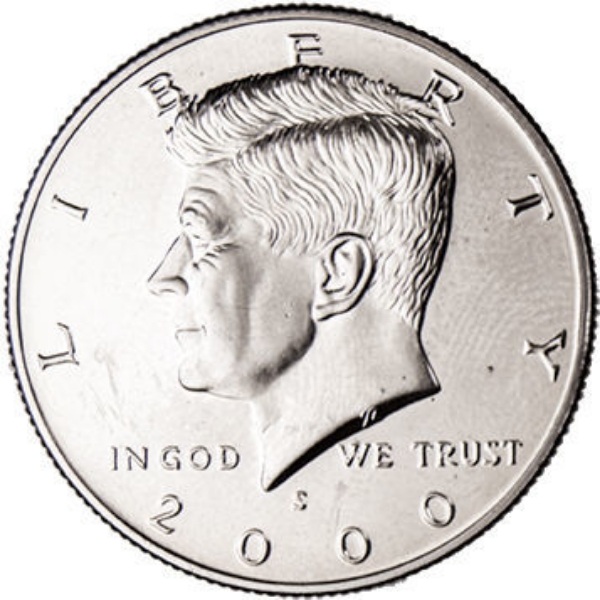 2000 Kennedy Half Dollar_Obv