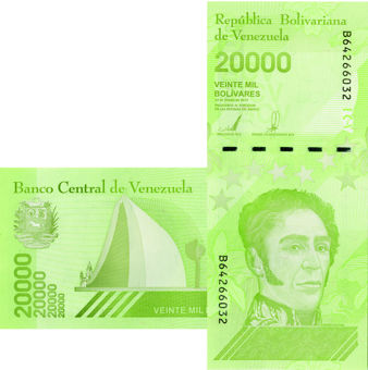 Picture of Venezuela 10,000-50,000 2019 (3)  P-New Unc