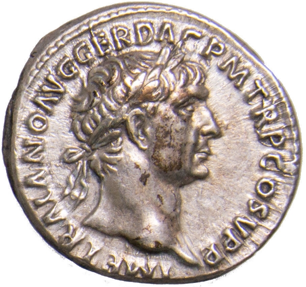 Trajan_AR Denarius_REV SPQR OPTIMO PRINCIPI_obv