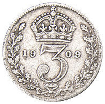 1909 Threepence_rev