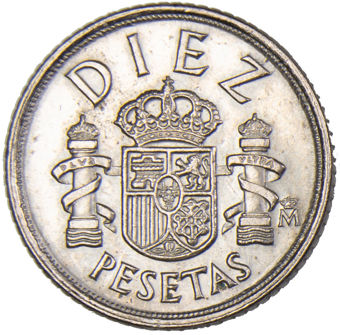 Picture of Spain 19 Different Pre-Euro Coins