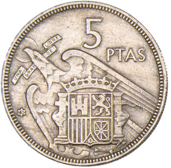 Picture of Spain 19 Different Pre-Euro Coins