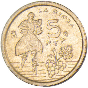 Picture of Spain 19 Different Pre-Euro Coins