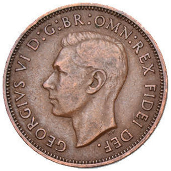 GeorgeVI_HalfPenny_obv