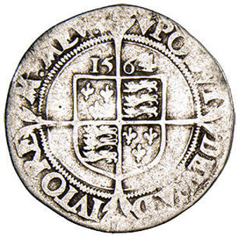Elizabeth I_Sixpence_Ewerby_Hoard_Poor_rev