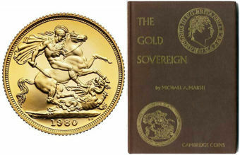 1980 Sovereign Proof Gold FDC in case + 1st Edition of The Gold Sovereign