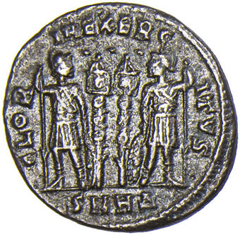 Constantine_II_Gloria_Exercitus_Very_Fine_rev